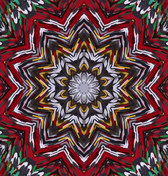 Abstraktní Kaleidoskop Pozadí Multicolor Kaleidoskop Textura — Stock fotografie