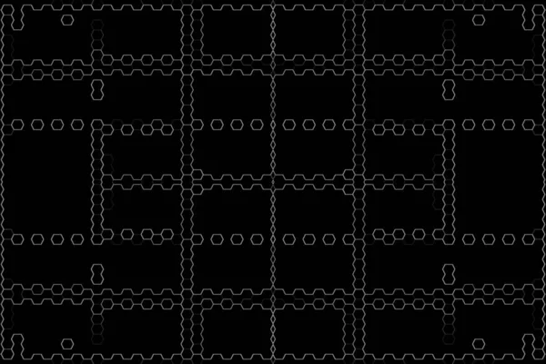 Sfondo Astratto Struttura Monocromatica Linee Bianco Nero Sfondo Bianco — Foto Stock