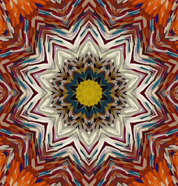 Fondo Caleidoscopio Abstracto Textura Caleidoscópica Multicolor — Foto de Stock