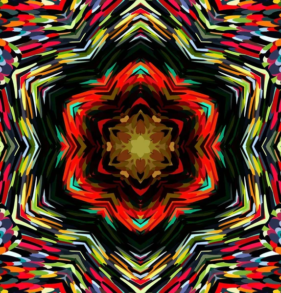 Soyut kaleydoskop arkaplanı. Çoklu renkli kaleydoskop dokusu.