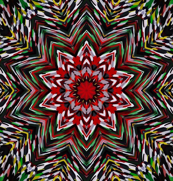 Soyut kaleydoskop arkaplanı. Çoklu renkli kaleydoskop dokusu.