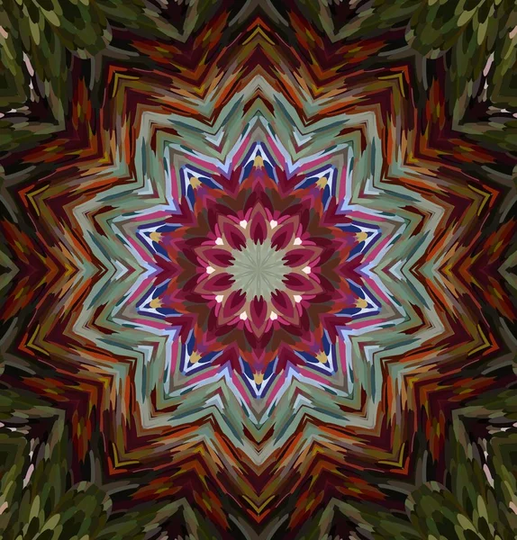 Soyut kaleydoskop arkaplanı. Çoklu renkli kaleydoskop dokusu.