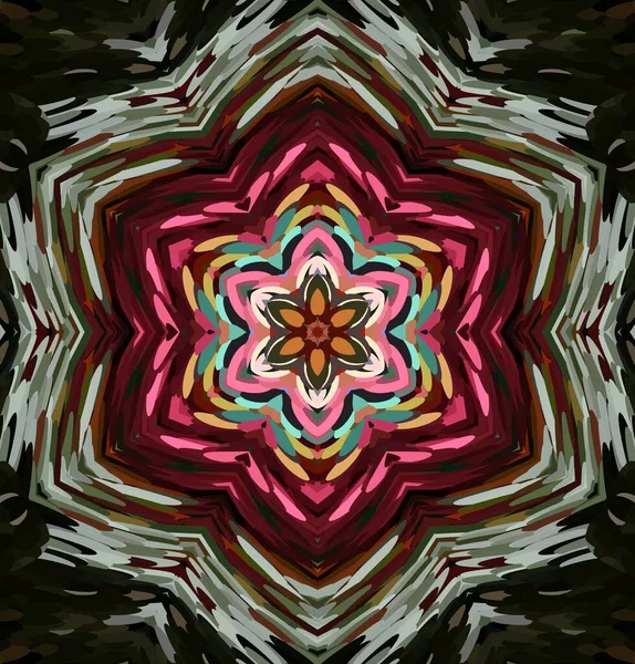 Soyut kaleydoskop arkaplanı. Çoklu renkli kaleydoskop dokusu.