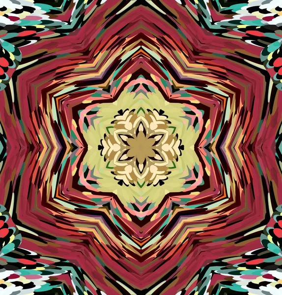 Soyut kaleydoskop arkaplanı. Çoklu renkli kaleydoskop dokusu.