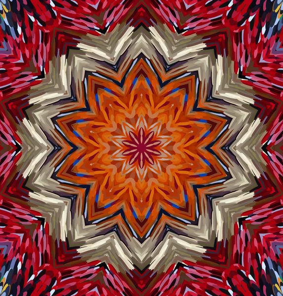 Abstraktní Kaleidoskop Pozadí Multicolor Kaleidoskop Textura — Stock fotografie