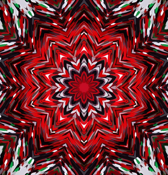 Abstraktes Kaleidoskop Mehrfarbiges Kaleidoskop — Stockfoto