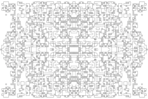 Soyut arkaplan. Monokrom dokusu. Beyaz arkaplanda siyah beyaz çizgiler.