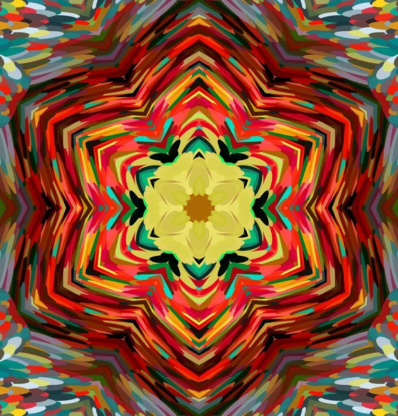 Fondo Caleidoscopio Abstracto Textura Caleidoscópica Multicolor —  Fotos de Stock