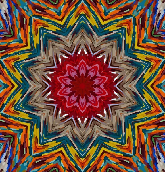 Soyut kaleydoskop arkaplanı. Çoklu renkli kaleydoskop dokusu.