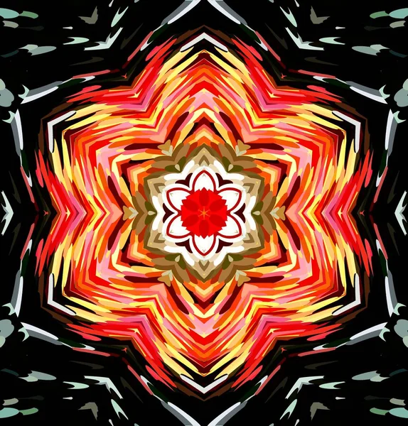 Soyut kaleydoskop arkaplanı. Çoklu renkli kaleydoskop dokusu.