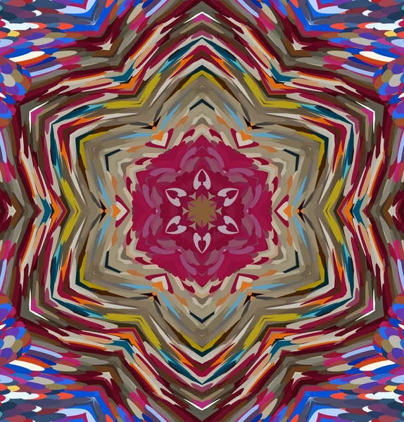 Fondo Caleidoscopio Abstracto Textura Caleidoscópica Multicolor — Foto de Stock