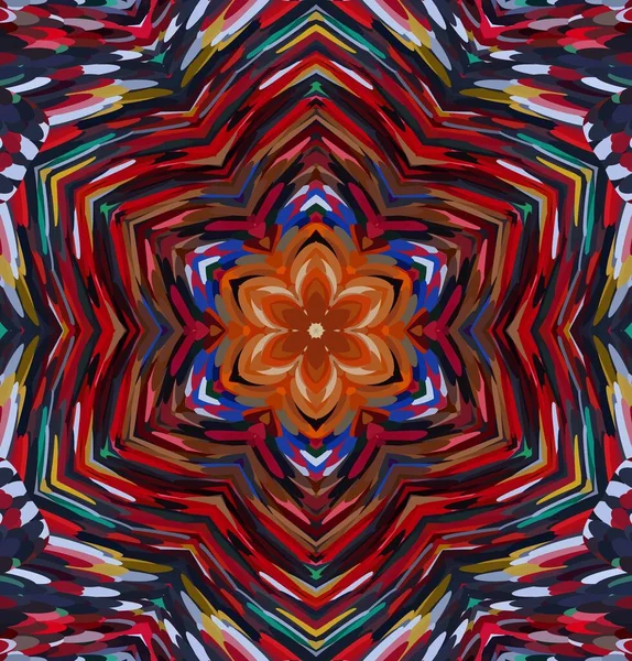 Abstraktes Kaleidoskop Mehrfarbiges Kaleidoskop — Stockfoto