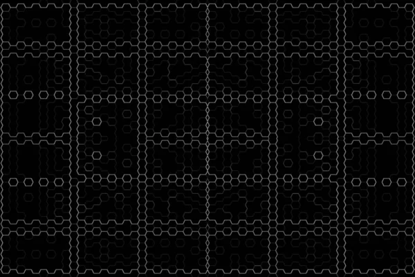 Sfondo Astratto Struttura Monocromatica Linee Bianco Nero Sfondo Bianco — Foto Stock