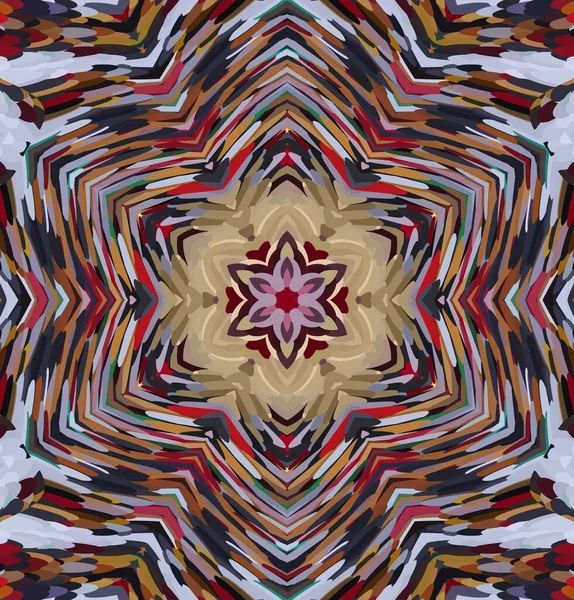 Abstraktní Kaleidoskop Pozadí Multicolor Kaleidoskop Textura — Stock fotografie