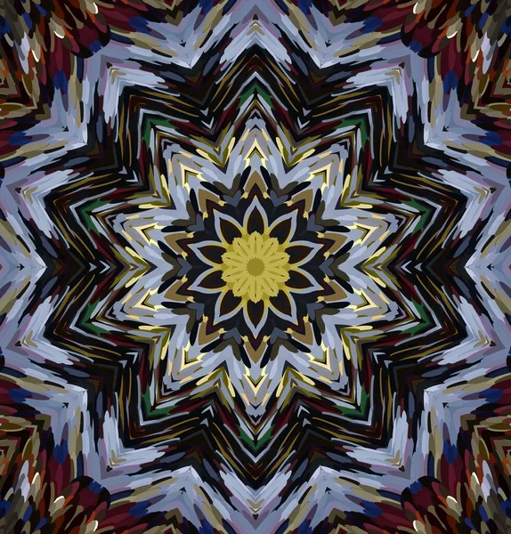 Soyut kaleydoskop arkaplanı. Çoklu renkli kaleydoskop dokusu.