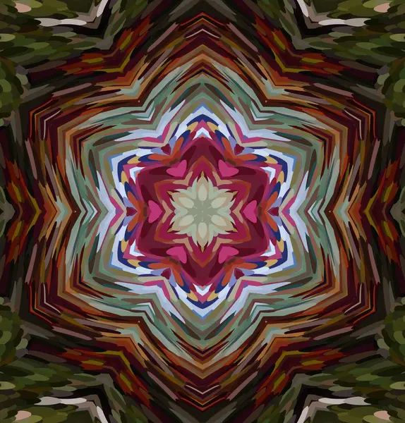 Absztrakt Kaleidoszkóp Háttér Multicolor Kaleidoszkóp Textúra — Stock Fotó