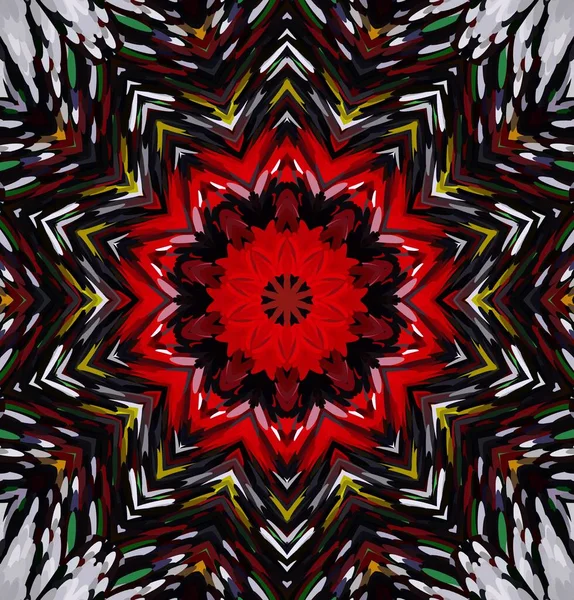 Soyut kaleydoskop arkaplanı. Çoklu renkli kaleydoskop dokusu.