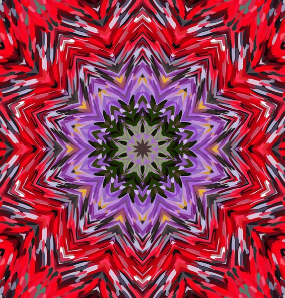 Abstraktes Kaleidoskop Mehrfarbiges Kaleidoskop — Stockfoto