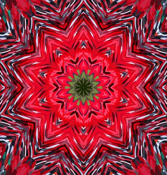 Abstraktes Kaleidoskop Mehrfarbiges Kaleidoskop — Stockfoto