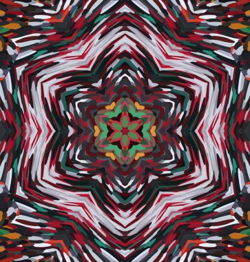 Soyut kaleydoskop arkaplanı. Çoklu renkli kaleydoskop dokusu.