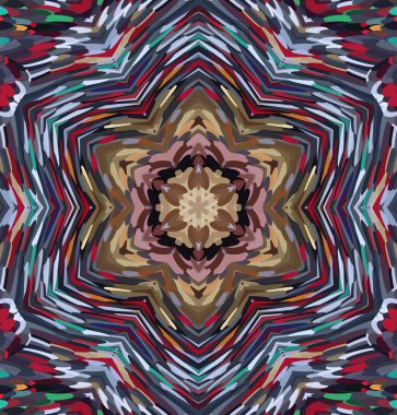 Soyut kaleydoskop arkaplanı. Çoklu renkli kaleydoskop dokusu.