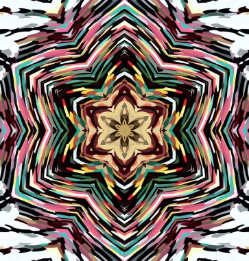 Soyut kaleydoskop arkaplanı. Çoklu renkli kaleydoskop dokusu.