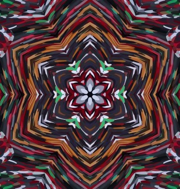 Soyut kaleydoskop arkaplanı. Çoklu renkli kaleydoskop dokusu.