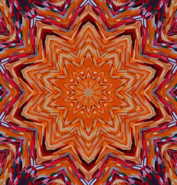 Soyut kaleydoskop arkaplanı. Çoklu renkli kaleydoskop dokusu.