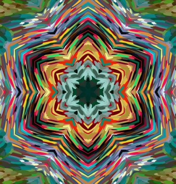 Soyut kaleydoskop arkaplanı. Çoklu renkli kaleydoskop dokusu.