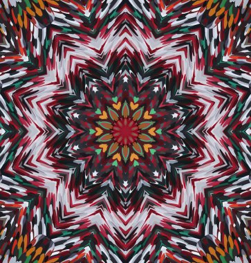 Soyut kaleydoskop arkaplanı. Çoklu renkli kaleydoskop dokusu.