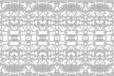 Soyut arkaplan. Monokrom dokusu. Beyaz arkaplanda siyah beyaz çizgiler.