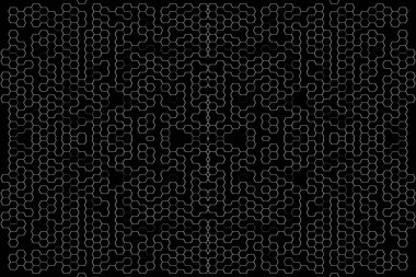 Soyut arkaplan. Monokrom dokusu. Beyaz arkaplanda siyah beyaz çizgiler.