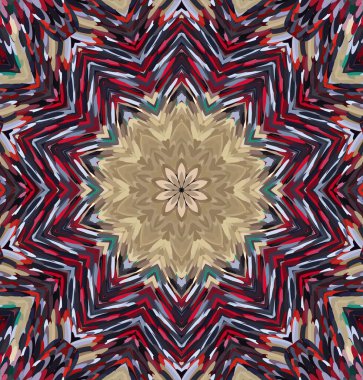 Soyut kaleydoskop arkaplanı. Çoklu renkli kaleydoskop dokusu.