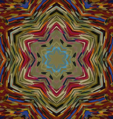 Soyut kaleydoskop arkaplanı. Çoklu renkli kaleydoskop dokusu.