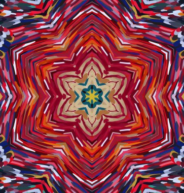 Soyut kaleydoskop arkaplanı. Çoklu renkli kaleydoskop dokusu.