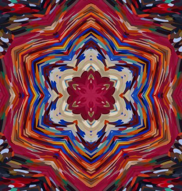 Soyut kaleydoskop arkaplanı. Çoklu renkli kaleydoskop dokusu.