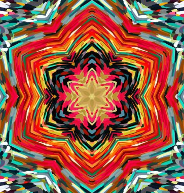 Soyut kaleydoskop arkaplanı. Çoklu renkli kaleydoskop dokusu.