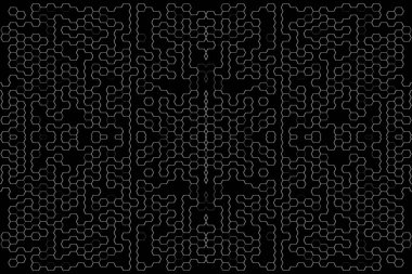 Soyut arkaplan. Monokrom dokusu. Beyaz arkaplanda siyah beyaz çizgiler.