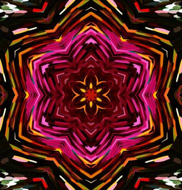 Soyut kaleydoskop arkaplanı. Çoklu renkli kaleydoskop dokusu.