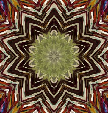 Soyut kaleydoskop arkaplanı. Çoklu renkli kaleydoskop dokusu.