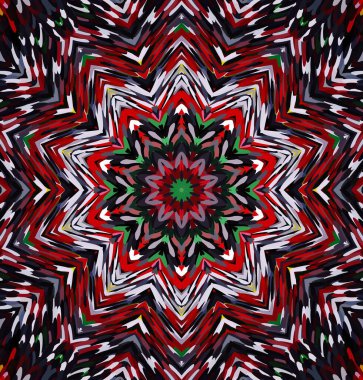 Soyut kaleydoskop arkaplanı. Çoklu renkli kaleydoskop dokusu.