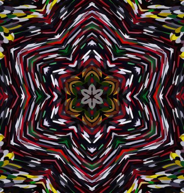 Soyut kaleydoskop arkaplanı. Çoklu renkli kaleydoskop dokusu.