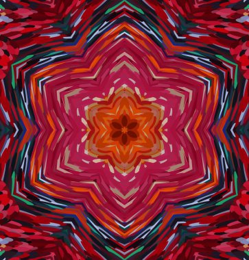 Soyut kaleydoskop arkaplanı. Çoklu renkli kaleydoskop dokusu.