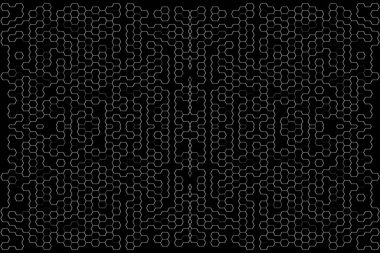 Soyut arkaplan. Monokrom dokusu. Beyaz arkaplanda siyah beyaz çizgiler.