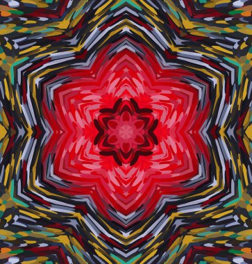 Soyut kaleydoskop arkaplanı. Çoklu renkli kaleydoskop dokusu.