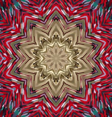 Soyut kaleydoskop arkaplanı. Çoklu renkli kaleydoskop dokusu.