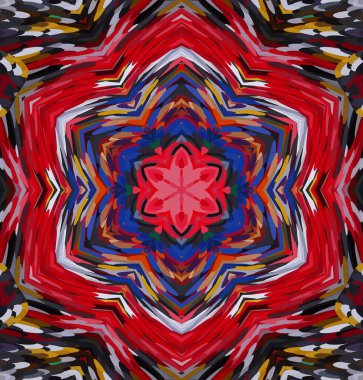 Soyut kaleydoskop arkaplanı. Çoklu renkli kaleydoskop dokusu.