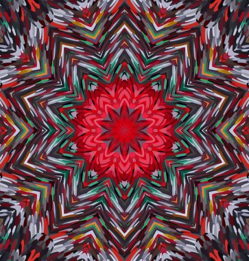 Soyut kaleydoskop arkaplanı. Çoklu renkli kaleydoskop dokusu.