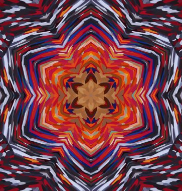 Soyut kaleydoskop arkaplanı. Çoklu renkli kaleydoskop dokusu.