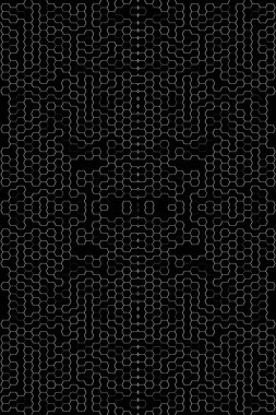 Soyut arkaplan. Monokrom dokusu. Beyaz arkaplanda siyah beyaz çizgiler.